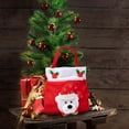 thumbnail image 2 of Qocolhg Indoor Outdoor Christmas Decorations Clearance! Tote Bags With Handles Christmas Reusable Grocery Bags Multipurpose Non-woven Large Gift Bag Grocery Shopping Bags For Holiday Christmas Party, 2 of 6