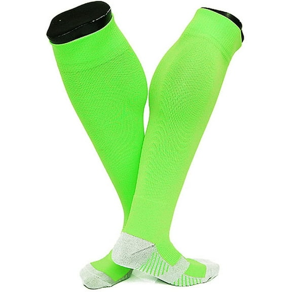 Lian LifeStyle Men's 1 Pair Knee High Sports Socks Size M XL0021-01(Green)