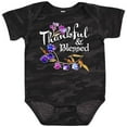thumbnail image 3 of Inktastic Thankful and Blessed Inspirational Saying with Flowers Boys or Girls Baby Bodysuit, 3 of 5