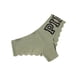 thumbnail image 1 of Guardurnaity Bragas con letras impresas para mujer, ropa interior amigable con la piel, calzoncillos de seda, cintura baja, ropa interior íntima Ropa interior Verde L, 1 of 6