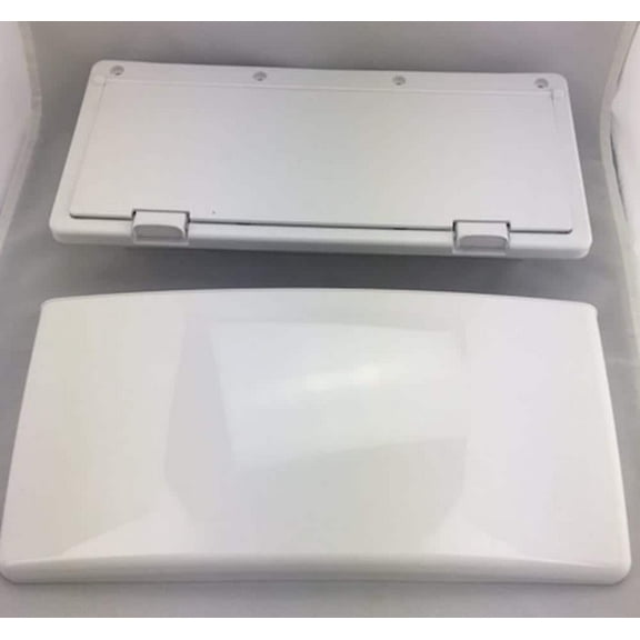 B&B Molders RV Range Hood Exterior Vent, White