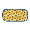thumbnail image 3 of Goofa Sunflowers Pattern Big Capacity Pencil Pen Case Office College Large Storage High Capacity Bag Pouch Holder Box Organizer, 3 of 9