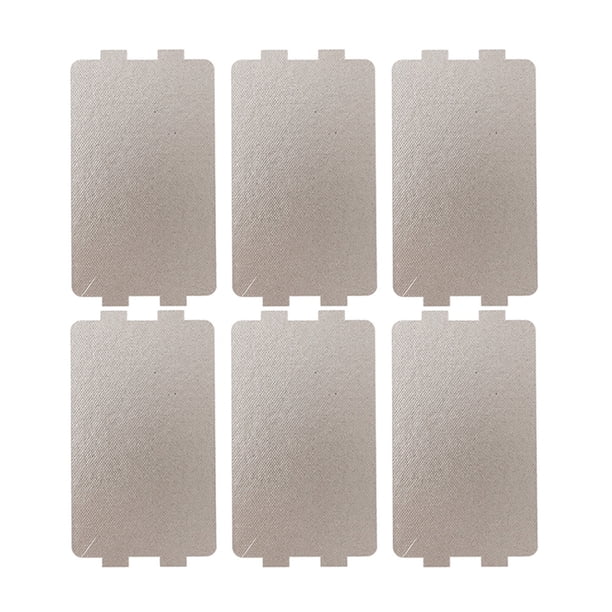 6 láminas de mica para microondas, aislante térmico y cubierta guía de ondas.