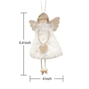 Christmas Ornament Doll,Christmas Hanging Angel Doll Pendant, Christmas Tree Ornament Doll Christmas Ornaments for Kids 3 Pcs