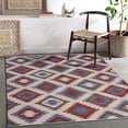 thumbnail image 2 of Lr Home Ikat Blue & Red 2 Feet 6 Inches x 4 Feet Eclectic Geometric Area Rug, 2 of 2