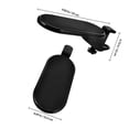 thumbnail image 2 of OULII Foldable Desk Extension Armrest Tray with Rotating Support Clamp and Mouse Pad Black, 2 of 8