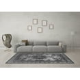 thumbnail image 3 of Ahgly Company Indoor Square Oriental Gray Industrial Area Rugs, 7' Square, 3 of 4