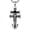 Caravaca-black onyx, variant on St Michael Oval Pendant Necklace, 925 Sterling Silver Archangel Protection Jewelry for Men