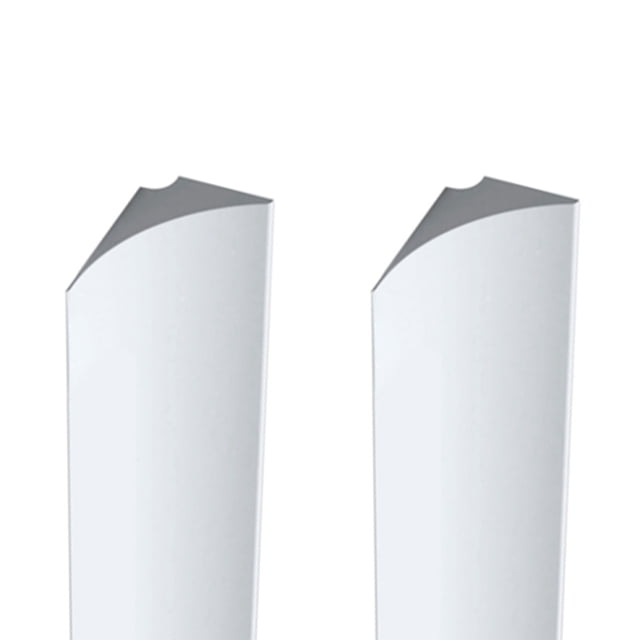 2X Tira de Retención de Agua Barrera de Agua de Silicona para Barrera de Agua para Baño para Encimera de Cocina Blanco 60 cm de