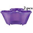 thumbnail image 1 of 2PCS Flower Pot Creative Petal Shape Planter Pot Gardening Pot for Plant, 1 of 2