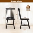 thumbnail image 4 of Giantex Dining Chair Set of 2, Kitchen Side Chairs, Modern Armless Dinner Chairs, 4 of 8
