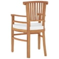 thumbnail image 5 of vidaXL 5 Piece Garden Dining Set Solid Wood Teak, 5 of 5