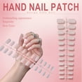 thumbnail image 2 of RAGUPEL 24Pcs Glue on Nails for Women,Light Pink Short Fake Nails,Matte Design Full Cover Nail Tips,Nails Press Ons for Daily Life,Style2, 2 of 7