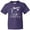 Purple, variant on Inktastic Great White Shark Jumping in White Youth T-Shirt