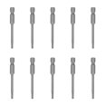 thumbnail image 1 of 10 Uds. Puntas de destornillador eléctrico hexagonal Scoket cabeza magnética S2 herramientas de Hardware de acero de aleación, 1 of 10