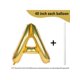 thumbnail image 2 of 40 inch Gold Color Letter A Balloon for Birthday Party Decoration, 2 of 4