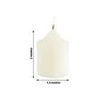 thumbnail image 3 of Efavormart Set of 12 Ivory Unscented Votive Candles for Wedding Party Birthday Centerpieces Home Decorations Supplies, 3 of 7
