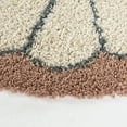 thumbnail image 6 of Mainstays Pink Floral Round Indoor Shag Rug, 47" Round, 6 of 6