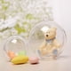 thumbnail image 2 of 30 piezas de adornos de plástico transparente rellenables, bolas de adorno rellenables transparentes, bolas colgantes transparentes, bola flotante para acuario, 2 of 5