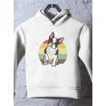 thumbnail image 3 of Retro Style French Bulldog Hoodie Toddler -Image by Shutterstock,  4 Toddler, 3 of 4