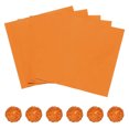 thumbnail image 1 of Uxcell 100 Pcs 3 x 3 Inch Square Aluminum Foil Candy Wrappers, Orange, 1 of 6