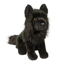 Vilkas Black Wolf 12 Inch Plush Toy Stuffed Animal