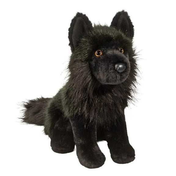 Vilkas Black Wolf 12 Inch Plush Toy Stuffed Animal
