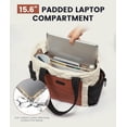 thumbnail image 7 of LOVEVOOK  Puffer Tote Bag for Women, Lightweight Travel Tote with Laptop Compartment & Cup Holders, Fashion Quilted Work Bag for College, Teacher Nurse Daily Use （2pcs), 7 of 7
