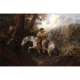 thumbnail image 2 of Arthur Fitzwilliam Tait 24x17 Black Ornate Framed Double Matted Museum Art Print Titled: American Frontier&nbsp;Life (1852), 2 of 5