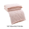 thumbnail image 3 of Edredón de verano fresco: manta supersuave y transpirable para todas las estaciones, ropa de cama de poliéster ligera y transpirable con costuras clásicas, adecuada para el dormitorio y para viajes., 3 of 6