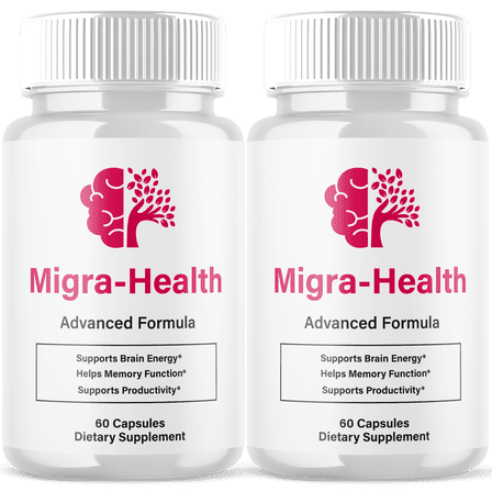 Migra Health Advanced Formula Brain Support Pills Maximum Strength Supplement MigraHealth 120 Capsules