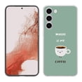 thumbnail image 1 of TalkingCase Slim Phone Case Compatible for Samsung Galaxy S23+ Plus 2023, Where is My Coffee Print, Lightweight, Flexible, USA, 1 of 7