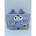 thumbnail image 5 of Bolso De Mano De Felpa Kuromi Melody Belug, Morado, 5 of 5