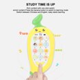 thumbnail image 4 of Baby Cell Phone Toy, Early Learning Cell Phone Toy  Cover Multi Modes Interesting Musical  For Boys For Early Education Yellow,Green,, 4 of 8