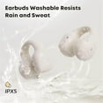 thumbnail image 5 of Clipbuds Earphones, Clipbuds Earbuds, Clip On Ear Buds Wireless Bluetooth Earbuds, Stereo 5.4 Earphones, Waterproof Sweatproof Sport Headphones, for Music and Phone Calls, Noise Reduction (Black), 5 of 6