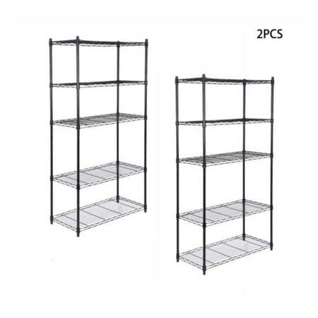 

ChicCrest 3/4/5 Tier Heavy Duty Shelving Storage Shelves Wire Unit Rack Storage Indoor