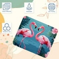 thumbnail image 3 of Flamingo Rainforest Mouse Pad for Laptop Wireless Mouse Home Office Travel, Portable & Washable, 3 of 7