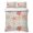 Beige Coral Pink Light Blue, variant on Twin XL Quilt Set 68''x98'', Red Orange Coastal Lightweight Bedspread Coverlet with 2 Pillow Shams, Summer Beach Starfish Coral Nautical Rustic Breathable All Season Quilt Bedding for Dorm/Guest Room
