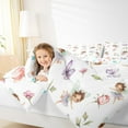 thumbnail image 3 of Manfei Magic Elf Full Size Comforter Sets,Dreamy Fairy Tale World Bedding Comforter Set,Purple Beauty Butterfly Bedding Sets For Girls,Breathable Home Decor Reversible,3pcs, 3 of 7