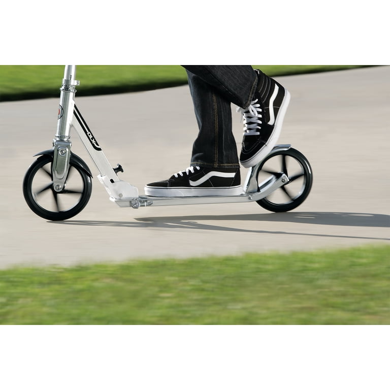 Razor A5 DLX Folding Kick Scooter - Silver, 8