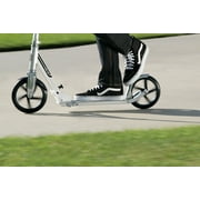 Razor A5 DLX Folding Kick Scooter - Silver, 8 Large Wheels, Anti-Rattle, for Child, Teen, Adult