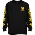 thumbnail image 1 of Camiseta Pokemon Pikachu de manga larga para niños, talla 8, negra, 1 of 1