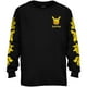 thumbnail image 1 of Camiseta Pokemon Pikachu de manga larga para niños, talla 8, negra, 1 of 1
