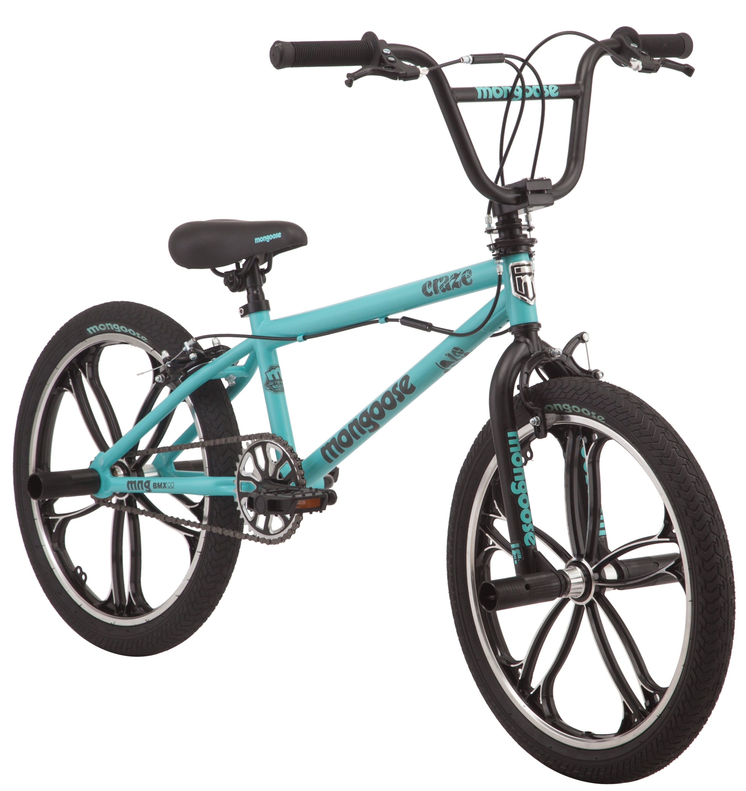 Girls Bmx Bike 20 inch Wheels Steel Frame  Teal-Blue 