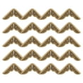thumbnail image 1 of MasteelfCA 100pcs Iron Corner Protectors Guard Cover Scrapbooking Album Triangle Cover, 1 of 8