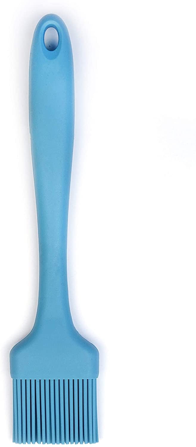 Turquoise Silicone 8.75" Basting Brush for Kitchen and BBQ
