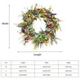 2024 Hot Selling Texas Wildflower Wreath Spring and Summer Wreath Home