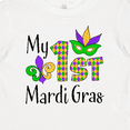 thumbnail image 4 of Inktastic My 1st Mardi Gras with Mask Boys or Girls Baby T-Shirt, 4 of 5