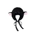 thumbnail image 5 of Opvise Ladies Hat Photo Prop Sheep Ear Decor Solid Color Fluffy Thick Keep Warm Windproof Adjustable Winter Hat for Students White, 5 of 8