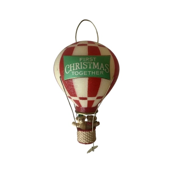 1986 First Christmas Together Our First Christmas Hallmark Keepsake Christmas Tree Ornament QLX707-3